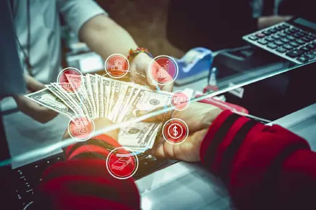 Larawang ng cash pickup.