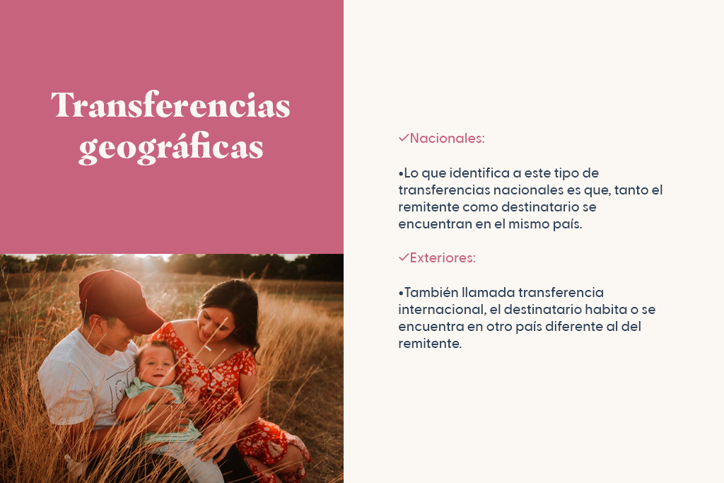 transferencias geograficas