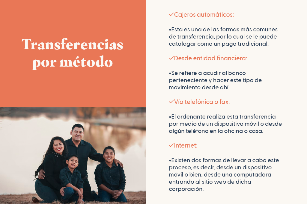 transferencias por metodo
