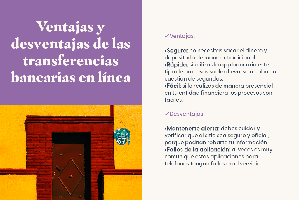 Ventajas y desventajas de las transferencias bancarias en línea
