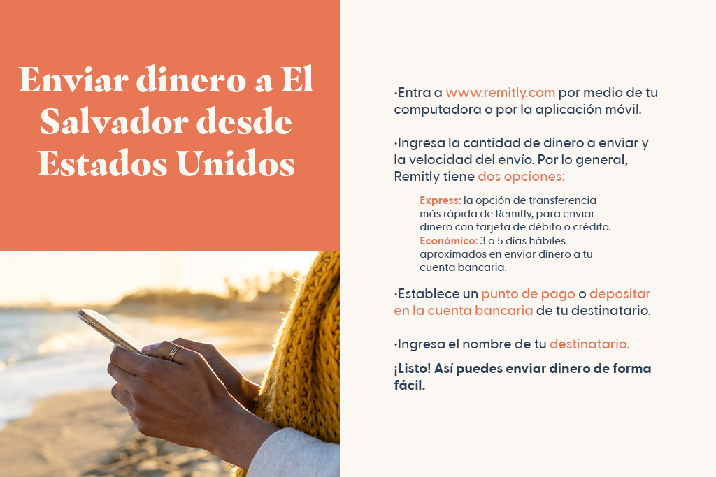 Enviar dinero a El Salvador desde Estados Unidos