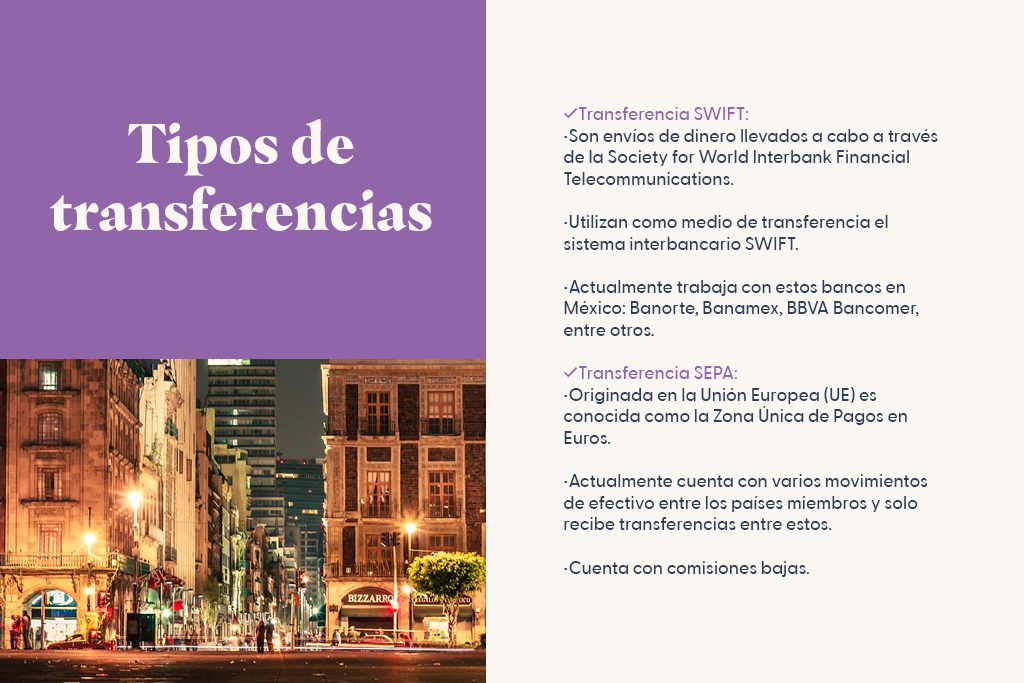 Tipos de transferencias