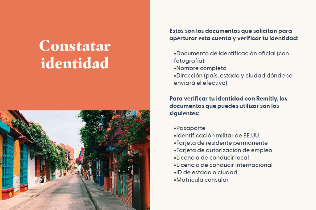 Constatar identidad