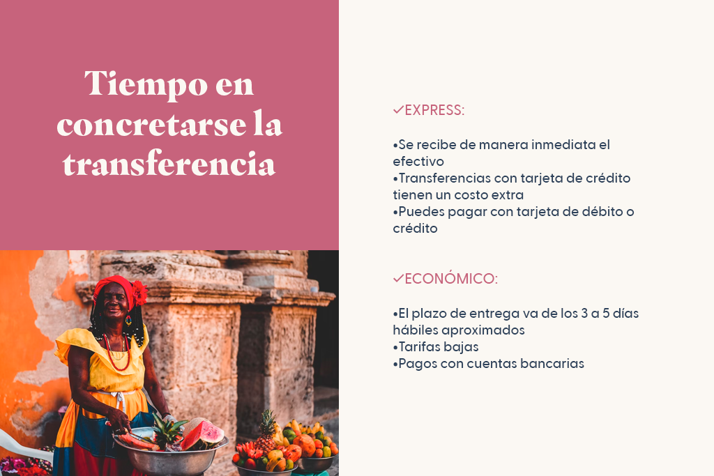 Tempo en concretarseel envío