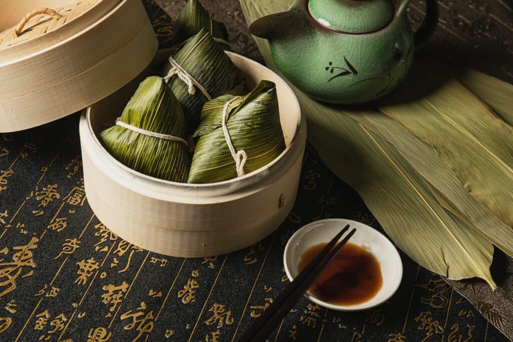 Sticky rice dumplings