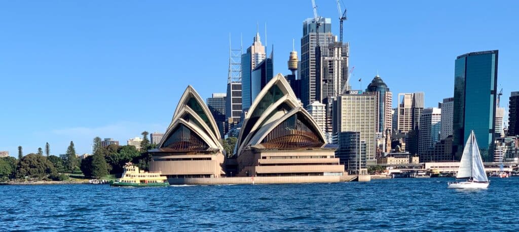 Larawan ng isang kilalang lugar na atraksyon sa Australia. 