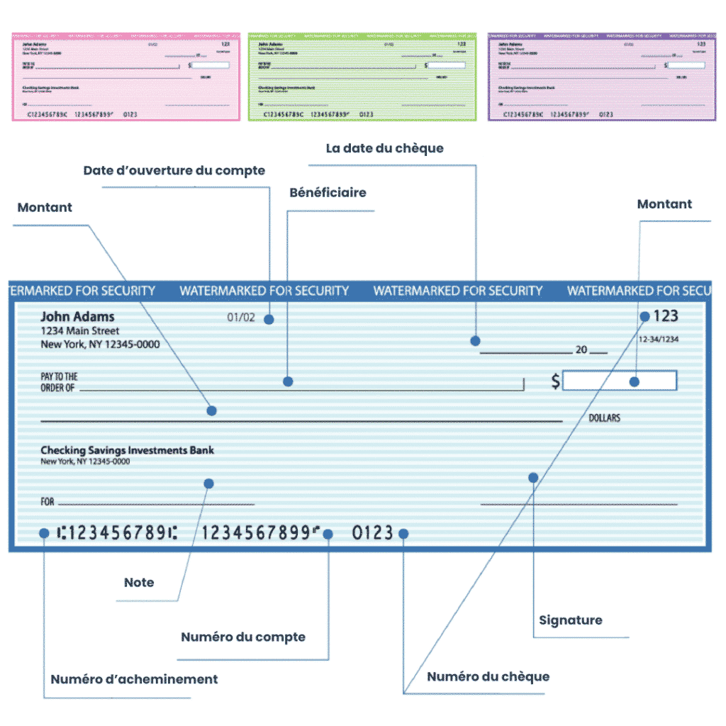 Un chèque