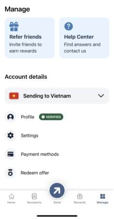 Mới! Chuyển tiền bằng ngôn ngữ bạn ưa thích trên ứng dụng Remitly