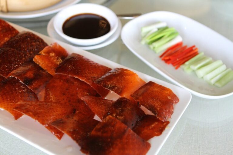 peking duck on a plate