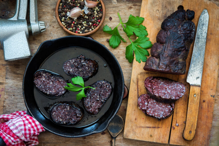 estonian black pudding blood sausage, verivorst