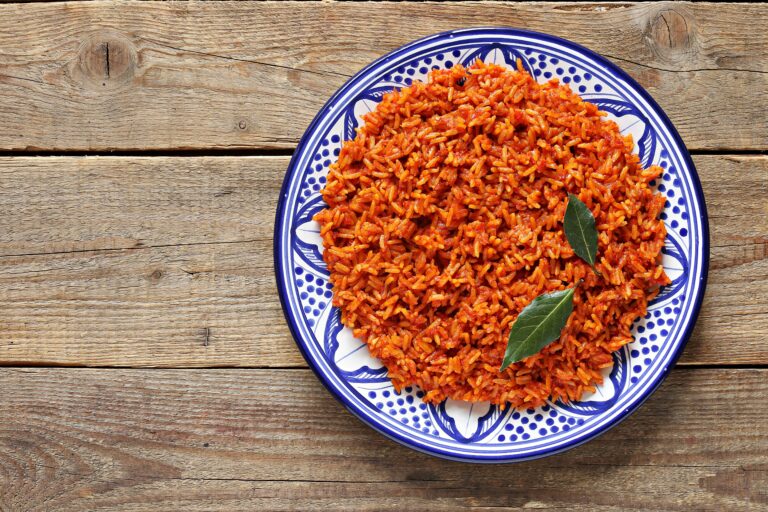 bowl of Jollof rice
