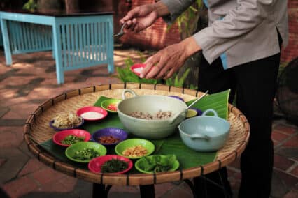 Larb laoasiano: uno de los platos más populares de Laos.