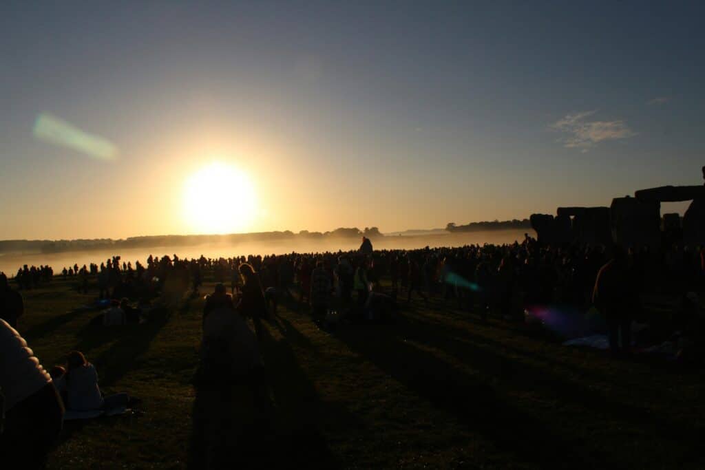 Winter Solstice: Stonehenge in UK.