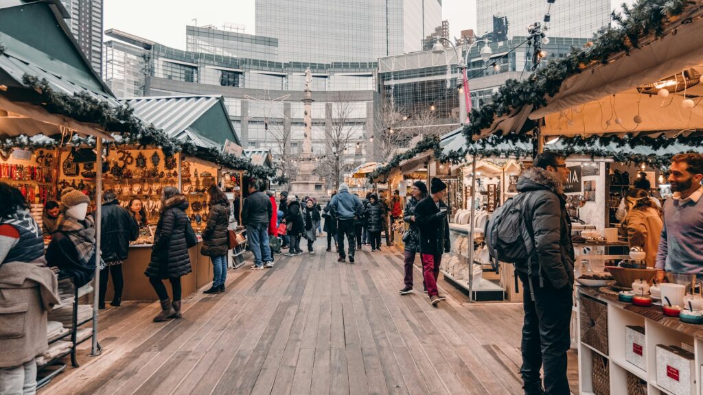 Christmas Market sa New York 