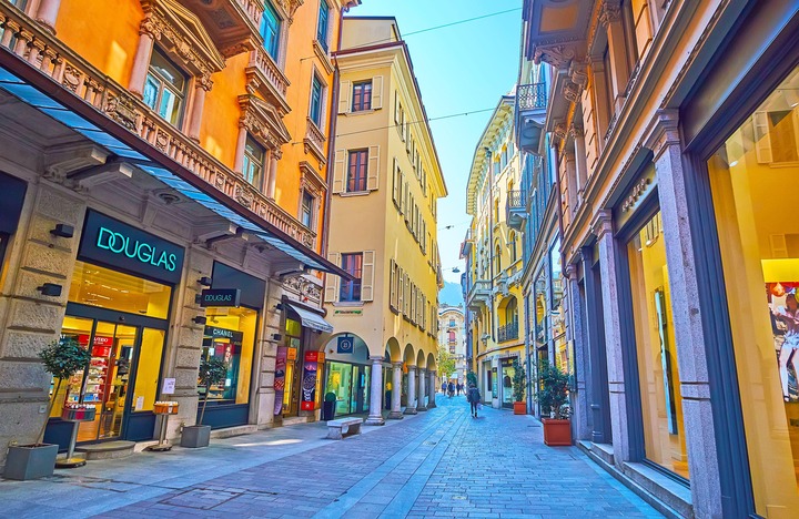 Via Nassa Lugano street view