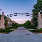 Purdue University archway entrance