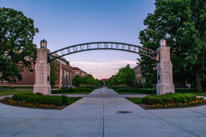 Purdue University archway entrance
