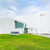 Esterior of the Museum of the North Building at the University of Alaska at Fairbanks