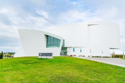 Esterior of the Museum of the North Building at the University of Alaska at Fairbanks