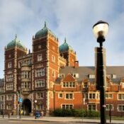 Fisher Hassenfeld College House on the campus of the University of Pennsylvania.
