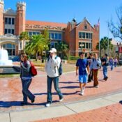 Student activities at Florida State University Campus Tallahassee Florida FL Seminoles.