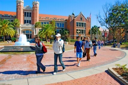 Student activities at Florida State University Campus Tallahassee Florida FL Seminoles.