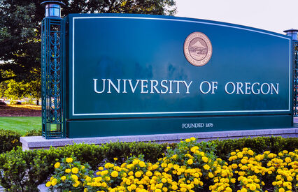 The University of Oregon. Founded in 1876, the University of Oregon is a public flagship research university located in Eugene, Oregon, USA.