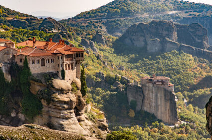 Monastery in Meteora Greece