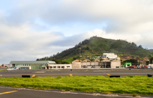 Tenerife North airport in the morning