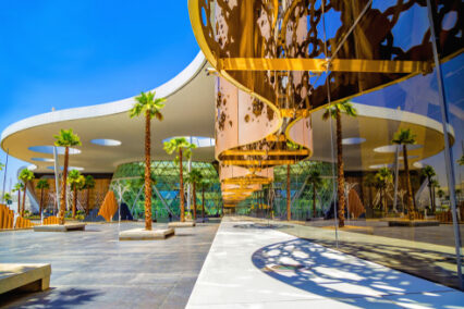 The new Menara Airport building with its stunning architectural design.Marrakesh is the most popular tourist destination in Morocco.