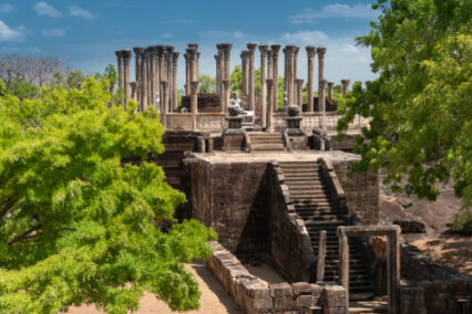 Ruins of the historical city of Polonnaruwa, Sri Lanka