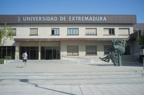 Rectors office building. University of Extremadura, Badajoz Campus