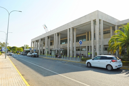 Jerez La Parra International Airport Terminal, Jerez de la Frontera, Andalusia, Spain.
