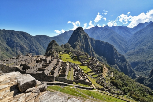 Machu Picchu view in Peru