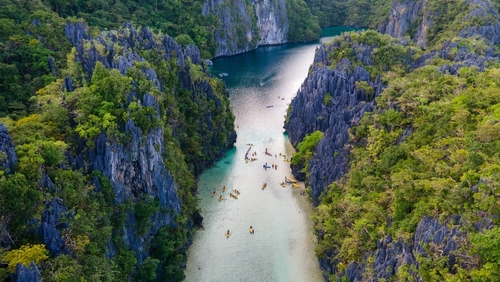 Big Lagoon in the Philippines