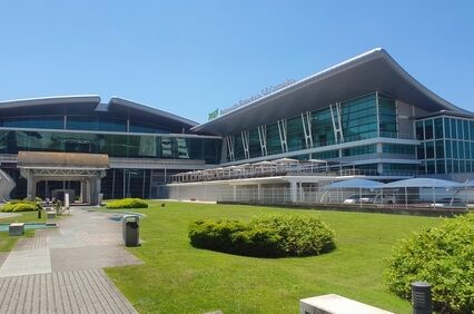 Francisco Sa Carneiro Airport. International ANA Airport in Porto