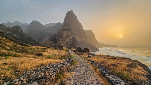 Trekking on Santo Antao Island, Cape Verde