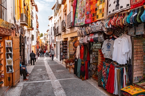 Market items sold in Granada, Andalusia, Spain.