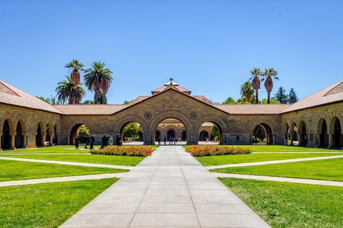 Main building in the Stanford University.