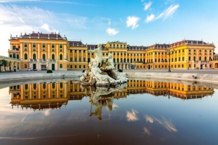 Schonbrunn palace in Vienna