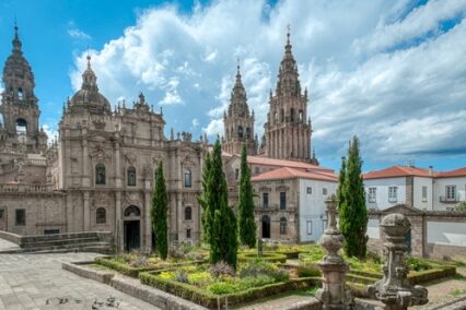 Santiago de Compostela is the capital of the Spanish region of Galicia. It is known as the culmination of the Camino de Santiago pilgrimage route.
