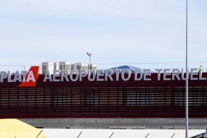 Teruel Airport Terminal Building Exterior Sign