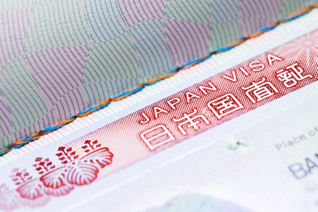 un visa de travail japonais