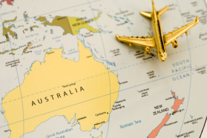 Flight time from New Zealand to Australia (by route): how long it really takes
