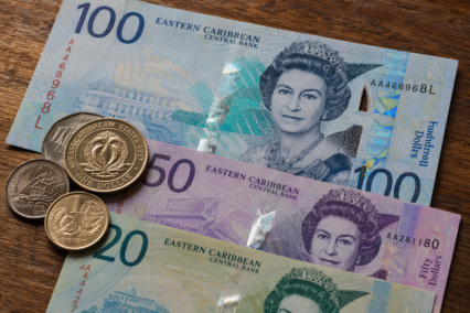 Signification Du Symbole De Dollar Des Caraïbes Orientales