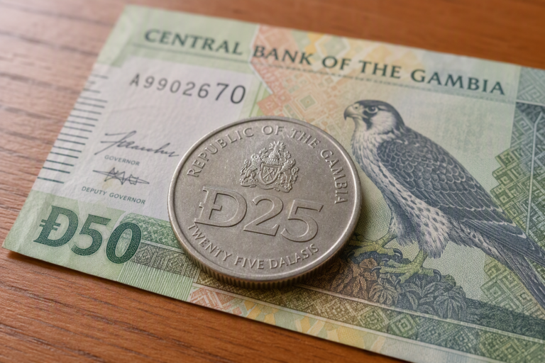 ¿Cómo Se Escribe El Símbolo De La Moneda Dalasi Gambiano?