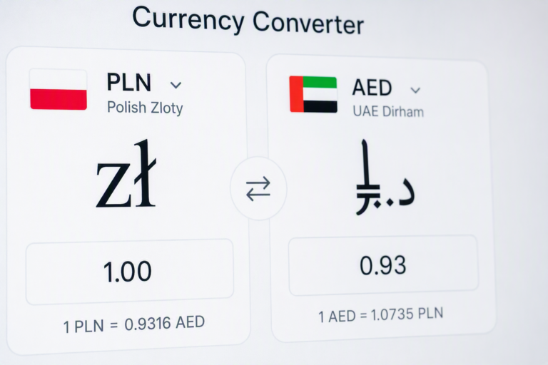 Converting AED To Polish Zloty? A UAE Guide To The Symbol