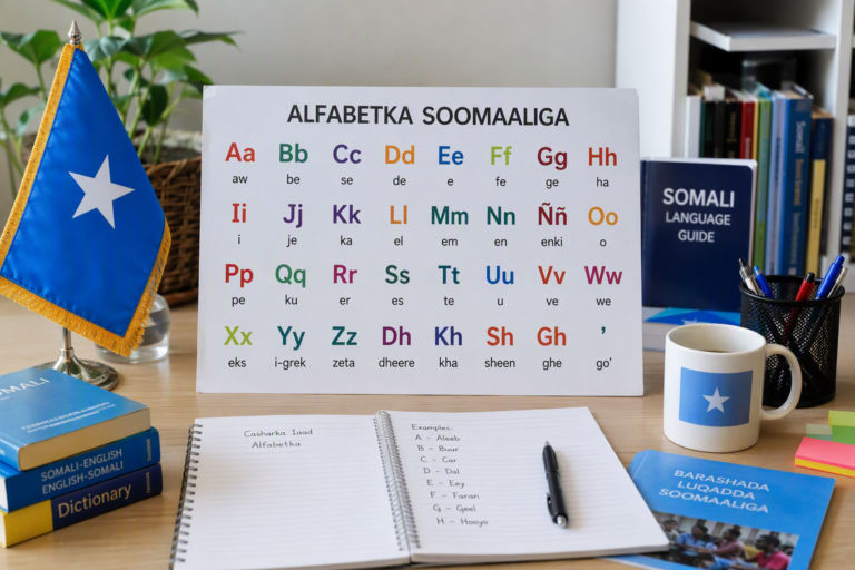 L’alphabet somali : Ce que les Français doivent savoir