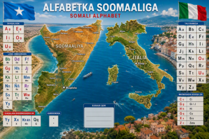 Alfabeto Somalo, Spiegato per il Pubblico Italiano