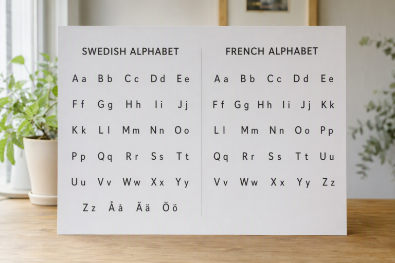 L’alphabet suédois : Le guide complet pour les élèves français